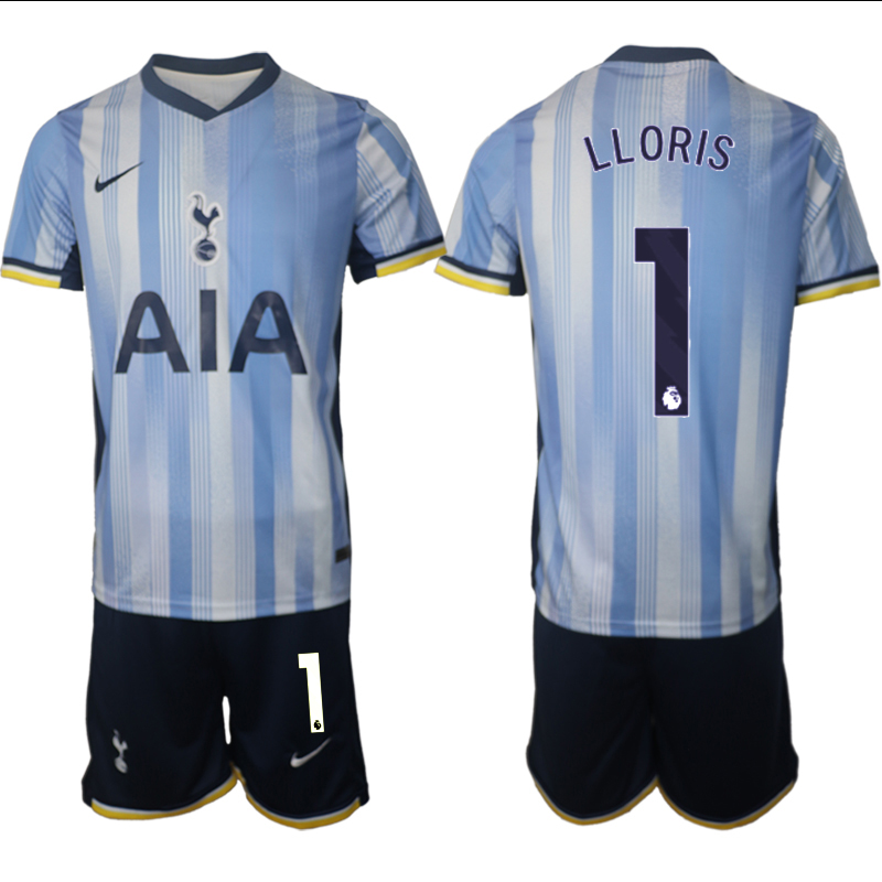 Men 2024-2025 Club Tottenham away Blue 1 Soccer Jersey